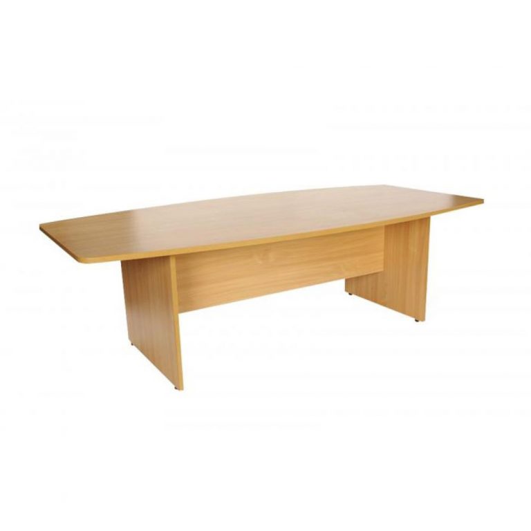 Beech Boardroom Table (2400mm) The Office Furniture Company