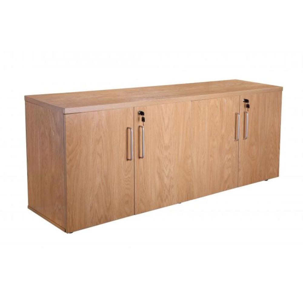 Crown Cut Oak Credenza 1800mm The Office Furniture Company