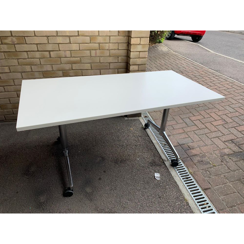 Fliptop Table White The Office Furniture Company
