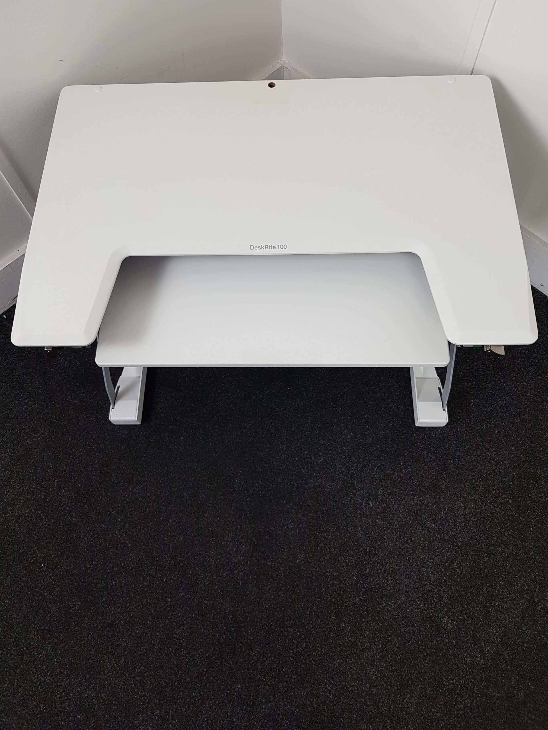 Desk Rite 100,monitor riserWhite or Dark Grey The Office Furniture