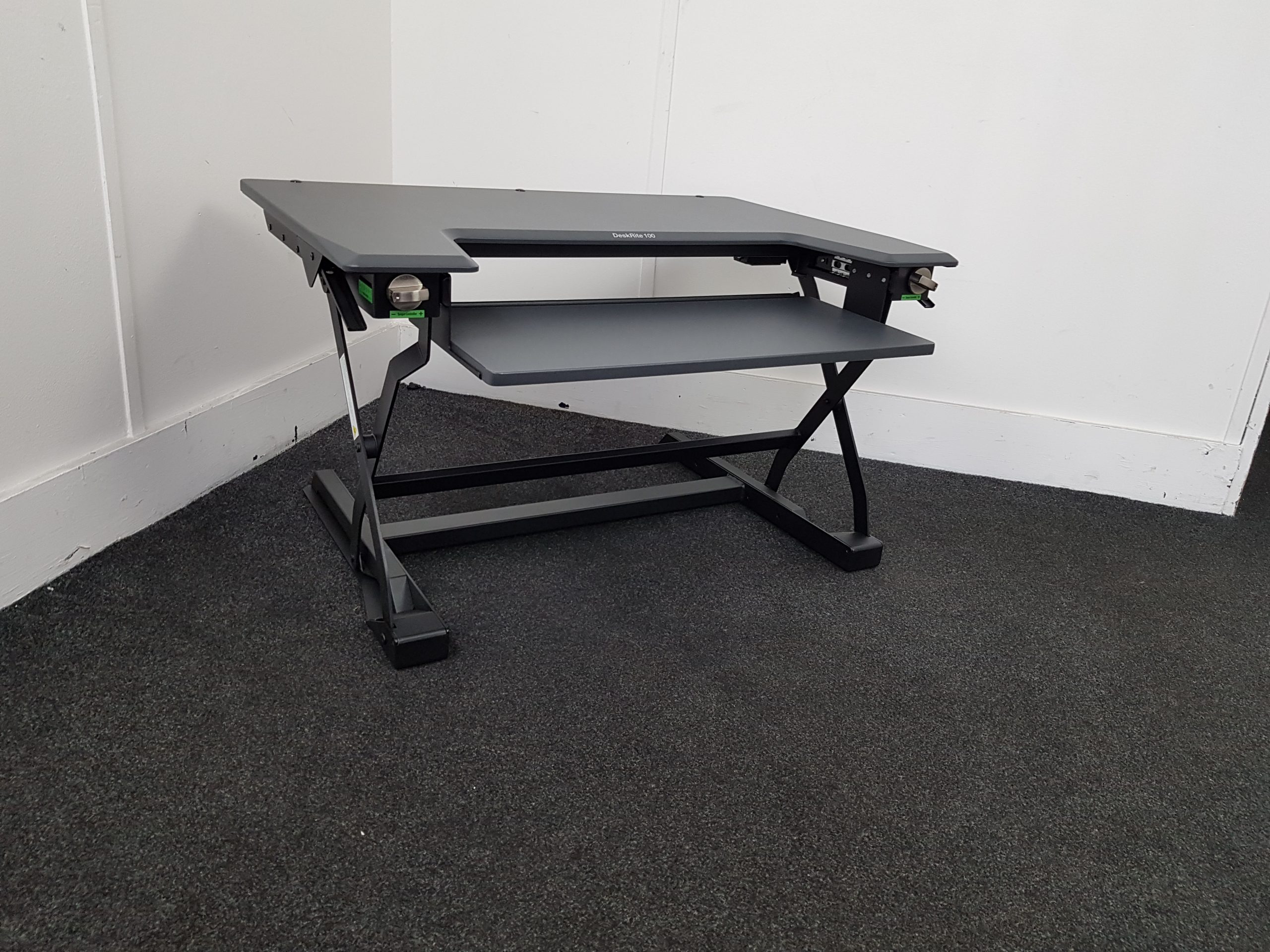 Desk Rite 100,monitor riserWhite or Dark Grey The Office Furniture